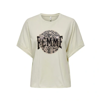Afbeelding van Only Shirt met korte mouwen ONLLUCY LIFE S/S LEO TOP CS JRS