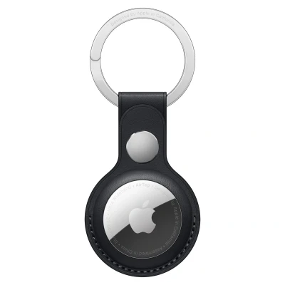 Afbeelding van Apple origineel Leren AirTag Sleutelhanger midnight MMF93ZM/A