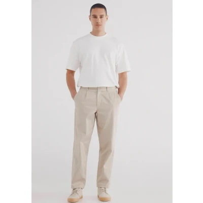 Afbeelding van Springfield Tshirt basic offwhite, Heren, Maat: Medium, Off white
