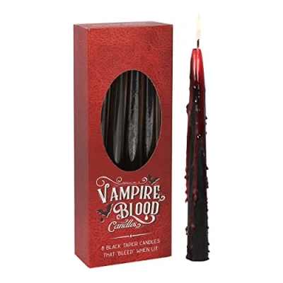 Afbeelding van Something Different Victoriaanse vampier tranen kaarsen (Pack van 8)