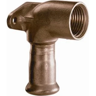Afbeelding van VSH XPress Koper muurplaat 15 mm pers x 1/2&quot; bi.dr. lang