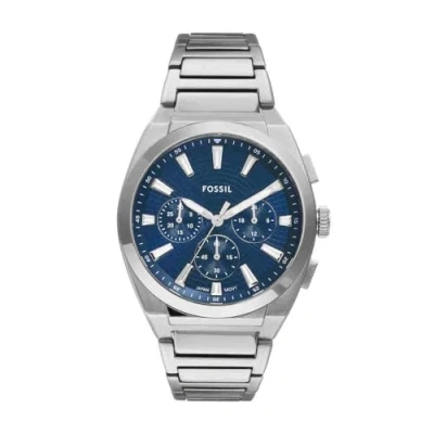 Afbeelding van Fossil FS6104 Heren Horloge 44mm Zilverkleurig