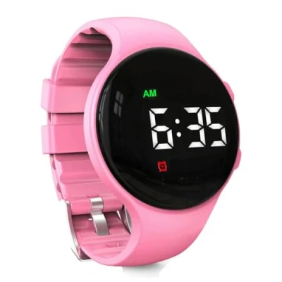 Afbeelding van e vibra Trilalarm herinnering horloge stil wakker met meerdere alarmen en slot (roze)