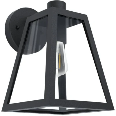 Afbeelding van EGLO Mirandola Wandlamp Buiten E27 27 cm Zwart