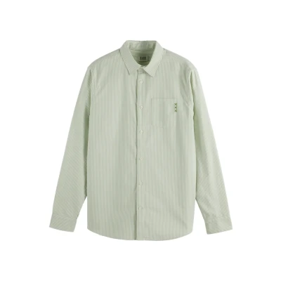 Afbeelding van Scotch &amp; Soda Overhemd, Heren, Maat: Medium, Grün