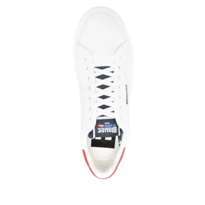 Afbeelding van Blauer BUCK Sneakers laag, Heren, Maat: 41, White/red Leer en textiel