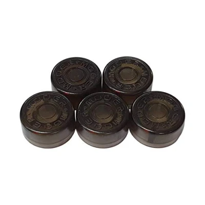 Afbeelding van Mooer Candy Footswitch Topper Black (set van 5)