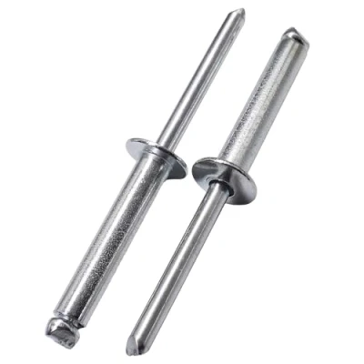 Afbeelding van SKIR&#039;CO (40 stuks) Verzinkte stalen blindklinknagels 6,0 x 25 mm, doorn, popklinknagels, koepelkop, DIN 7337 klinknagels
