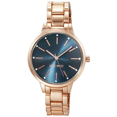 Afbeelding van Nine West damesarmbandhorloge met kristallen accenten