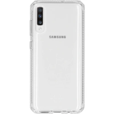 Afbeelding van Samsung Galaxy A70 Hoesje Siliconen en TPU (zacht) Itskins Softcase/Backcover Transparant Telefoonhoesje Shockproof/Valbescherming