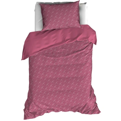 Afbeelding van Dekbedovertrek De Witte Lietaer Birds Lilac Flanel 140 x 200 / 220 cm 1 Persoons