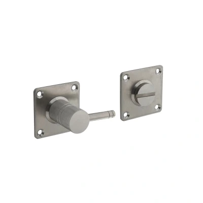 Afbeelding van WC slot vierkant 42x42x2mm geborsteld RVS