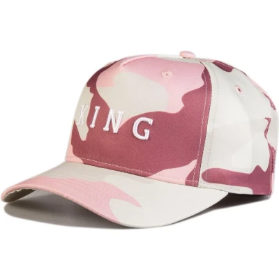 Afbeelding van KING Apparel Aldgate Curve Peak cap Blush Camo