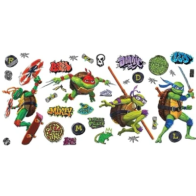 Afbeelding van Tortues Ninja Verplaatsbare stickers