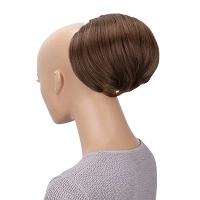 Afbeelding van CAISHA Knot Haarstukje Vlecht Haar Broodje Hepburn Stropdas Opsteekkapsels Koperbruin HD13