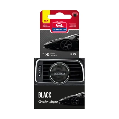 Afbeelding van Dr. Marcus Speaker Shaped Black Luchtverfrisser met NeutraFresh Technologie Autogeurtje voor in de auto 45 dagen Geurverspreiding