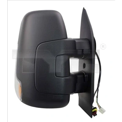Afbeelding van Buitenspiegel Tyc 315 0010 Links voor elek. spiegelverstelling, Bol vormig, Te verwarmen, Met temperatuursensor, Korte spiegelarm