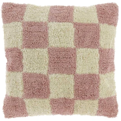 Afbeelding van Unique Living Sierkussen Ziva old Pink 45x45cm