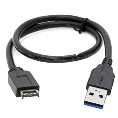 Afbeelding van USB 3.1 Voorpaneel Aansluitkabel 3.0 Type A Male Verlengkabel Datakabel 50cm
