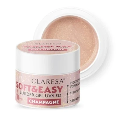 Afbeelding van Claresa Baugel Soft&amp;Easy Gel Champagne 12g