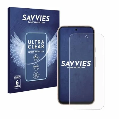 Afbeelding van Savvies Screenprotector voor Google Pixel 8a Folie Beschermfolie transparant (6 Stuks)