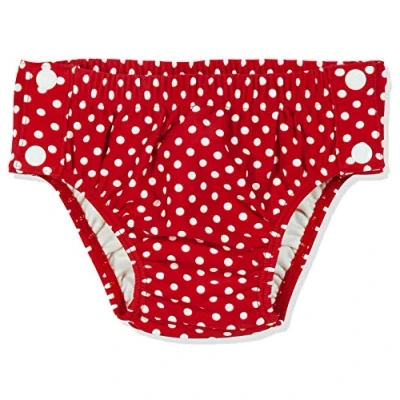 Afbeelding van Playshoes Uv bescherming luierbroek met stippen om te knopen, rood (8), 86/92 cm