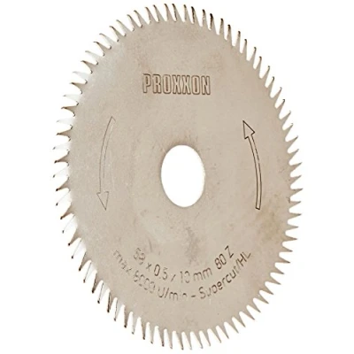 Afbeelding van PROXXON 28014 cirkelzaagblad/zaagblad SuperCut (80 tanden) Single Zilveren metallic.