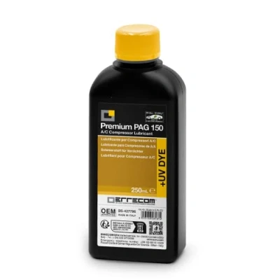 Afbeelding van ERRECOM PAG 150 + UV DYE 250 ml, A/C Compressor Oil for Traditional and Electric Vehicles with R134a R1234yf
