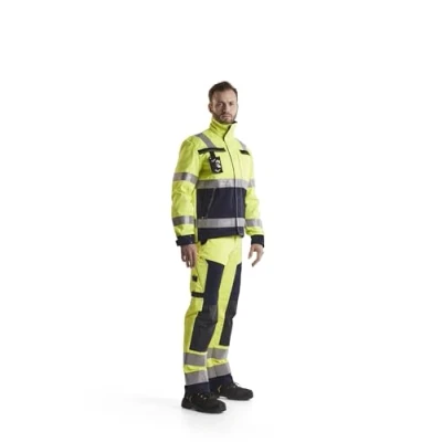 Afbeelding van Blaklader Multinorm werkbroek 1578 1514 High Vis Geel/Marineblauw C58