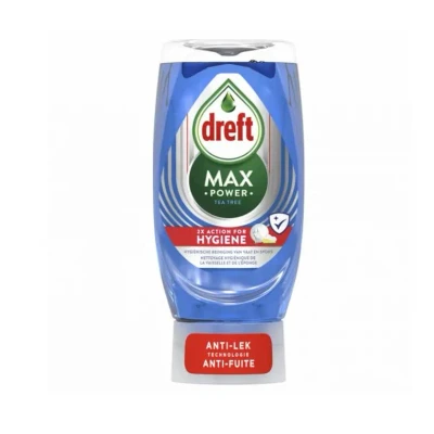 Afbeelding van 8x Dreft Max Power Afwasmiddel Extra Hygiëne 370 ml