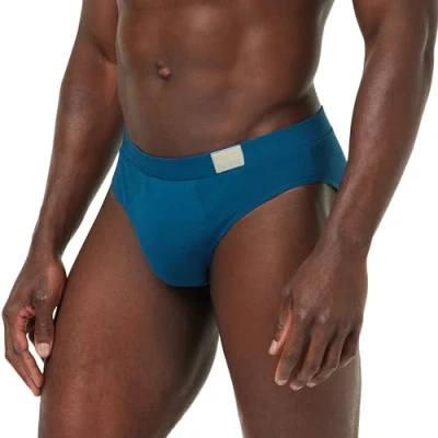Afbeelding van Sloggi Herenslips 2P For Men GO Natural Brief Blauw/Grijs katoen Medium Heren