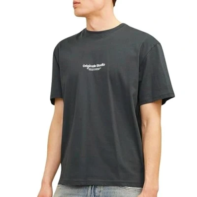 Afbeelding van Jack &amp; Jones Jorvesterbro TEE Tshirt basic, Heren, Maat: Large, Forest river