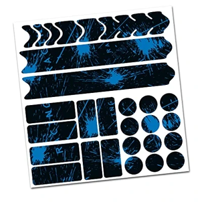 Afbeelding van AlphaShield R159, R161 Foliestickers, framebescherming voor fiets, carbon, MTB/BMX, lakbescherming (06 Racing neongroen)