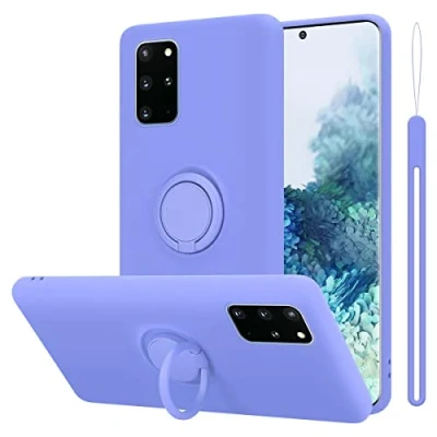 Afbeelding van Cadorabo Hoesje geschikt voor Samsung Galaxy S20 PLUS in LIQUID LICHT PAARS Beschermhoes van TPU silicone Case Cover
