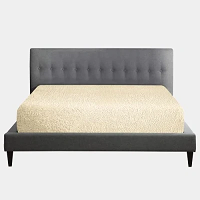 Afbeelding van Gaveno Cavailia Teddy Fleece Luxe Super Zacht Warm en Gezellig Hoeslaken (Crème, Single Matching Hoeslaken)