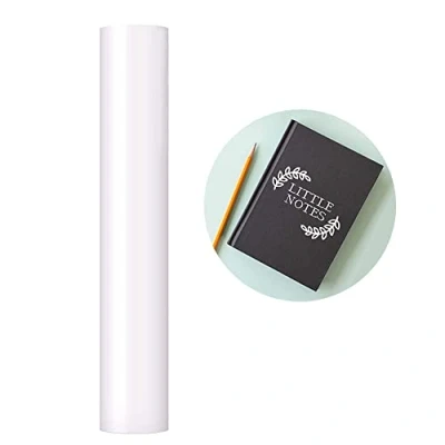 Afbeelding van Wit Zelfklevende Vinyl folie Permanente Plotterfolie, 30cm x 305cm Glanzend Rol, Premium Chroom Vinyl, DIY Knutselwerk, Auto Sticker, Window Graphics