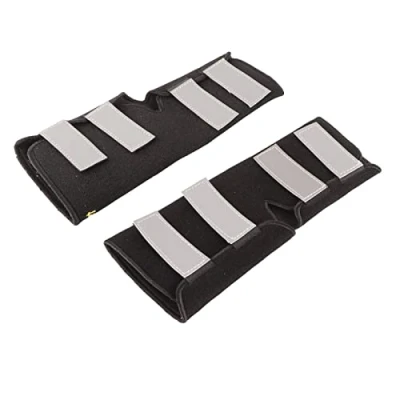 Afbeelding van Hond Gewrichtsbrace Honden Achterbeen Hock Wraps Benen Brace met Veiligheid Reflecterende Bandjes Voorkomt verwondingen Verstuikingen Helpt Verlies Stabiliteit (M)