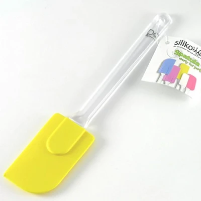 Afbeelding van Silikomart 70.053.60.0001 spatel met handvat siliconen/kunststof, geel, 1 x 4,8 23,5 cm