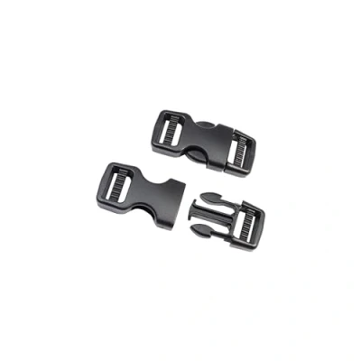 Afbeelding van BAIWOAK Plastic steekgespen, dubbele zij release gespen, clips, steeksluiting, kunststof kliksluiting, steekgesp, reservegesp, clipsluitingen voor rugzak, zwart, zwarte, 15mm 2Stück