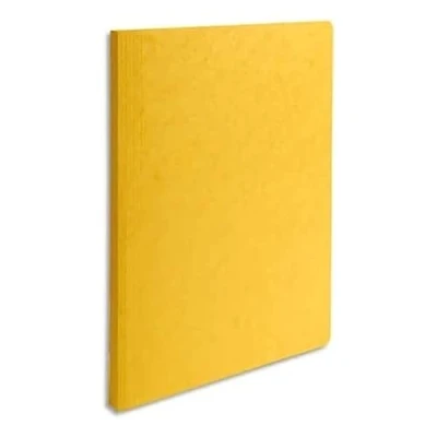 Afbeelding van Exacompta ref. 11506H Set van 50 glanskartonnen dossiermappen 400 g/m² rugverlenging 15 tot 35 mm FSC® gecertificeerde mappen Afmetingen: 24 x 32 cm voor A4 documenten kleur geel