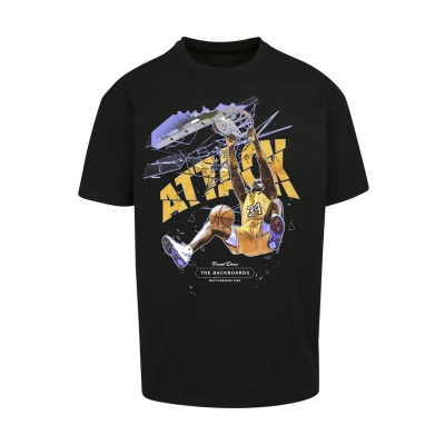 Afbeelding van Upscale by Mister Tee Attack Player Tshirt print, Heren, Maat: XS, Black