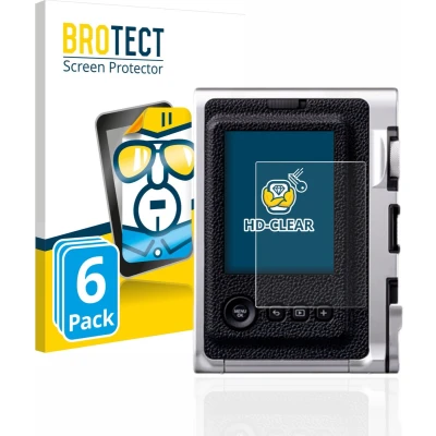 Afbeelding van BROTECT (6 Stuks) Schermbeschermer voor Fujifilm Instax Mini Evo Screen Protector Transparant