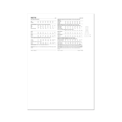 Afbeelding van NEW LOOK Papierpatroon UN6778A Misses&#039; jurk in twee lengtes A (10 12 14 16 18 20 22)