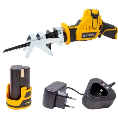 Afbeelding van Reciprozaag 12V Incl. 2.0 Ah Accu / 0.4 Oplader Geschikt voor allerlei materialen zoals hout, kunststof, metalen buizen, metaal, steen en pvc. Fixxpack