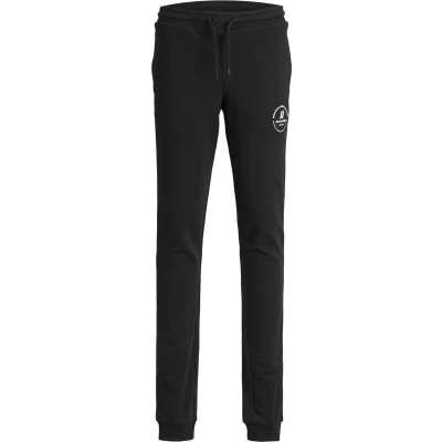 Afbeelding van JACK &amp; JONES JUNIOR joggingbroek JPSTGORDON JJSWIFT met logo zwart