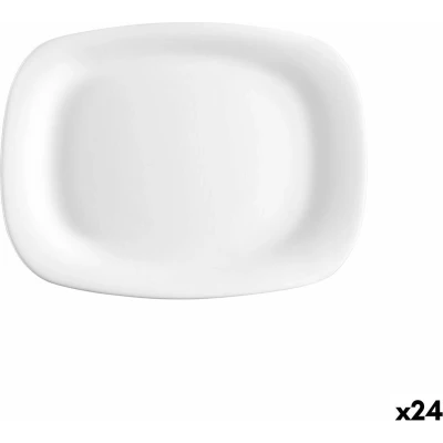 Afbeelding van Serveerschaal Bormioli Rocco Parma Rechthoekig Wit Glas (18 x 21 cm) (24 Stuks)