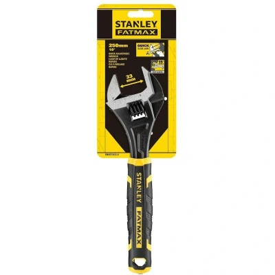 Afbeelding van Stanley handgereedschap FATMAX Verstelbare Moersleutel 250mm x 33mm FMHT13127 0