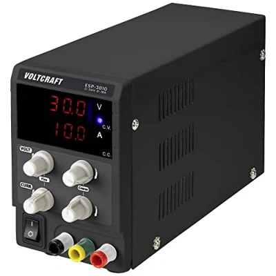 Afbeelding van VOLTCRAFT ESP 3010 Labvoeding, regelbaar 0 30 V/DC 10 A 300 W Steekaansluiting 4 mm Smal model Aantal uitgangen: 1 x