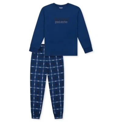 Afbeelding van Schiesser jongens pyjama set, Royal_183157, 164