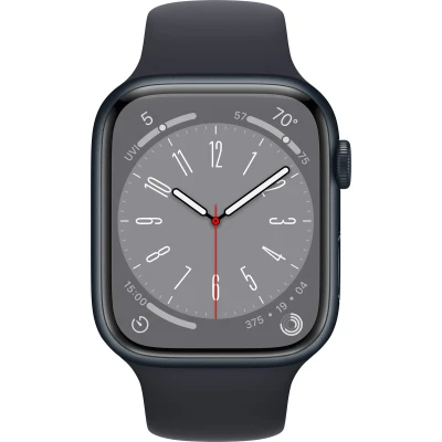 Afbeelding van Refurbished Apple Watch Series 8 GPS + Cellular Midnight / 45mm Lichte gebruikssporen
